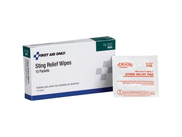 First Aid Only Sting Relief Wipes
