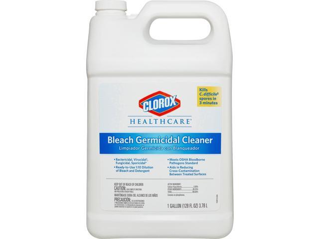 Clorox Bleach Germicidal Cleaner, 128 oz Refill Bottle, 4/Carton CLO68978CT