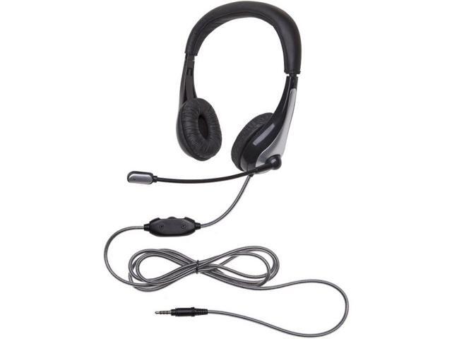 Califone 1025MT NeoTech Plus Headset, Mic, 3.5mm stereo plug with CaliTuff Braided Cord
