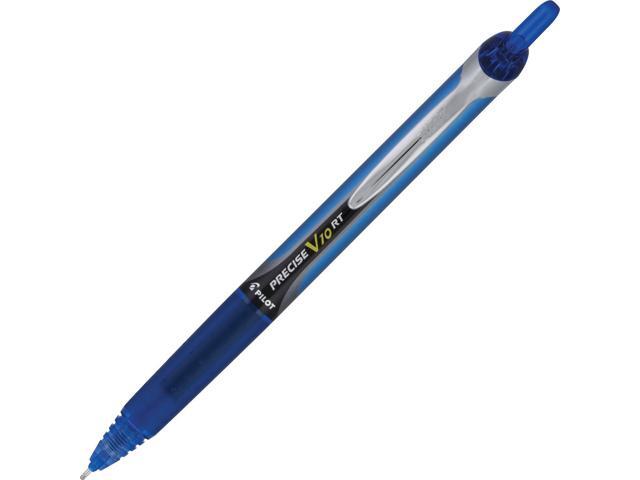 Pilot V10RT Retractable Roller Ball Pen Bold 1 mm Blue Ink/Barrel Stand 13453
