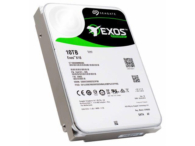 Seagate Exos X10 10TB 512e SATA 6Gb/s 7200 RPM 3.5-Inch Enterprise HDD (ST10000NM0086)