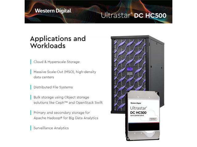 WD Ultrastar DC HC520 12TB SAS 12Gb/s 7200RPM 3.5' Enterprise HDD (HUH721212AL5204)