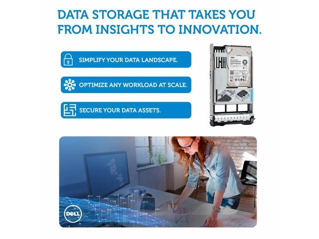 Dell 400-AUVR 2.4TB 10K RPM SAS 12Gb/s 512e Enterprise HDD in 13G 3.5in Hybrid Tray for Dell PowerEdge Servers