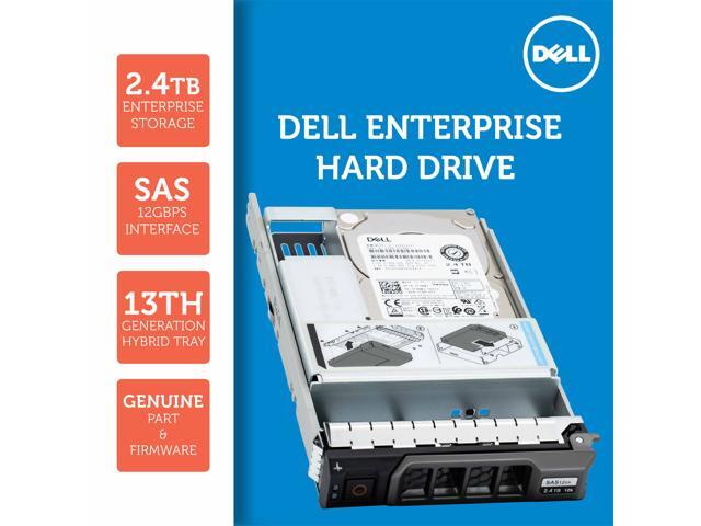 Dell 400-AUVR 2.4TB 10K RPM SAS 12Gb/s 512e Enterprise HDD in 13G 3.5in Hybrid Tray for Dell PowerEdge Servers