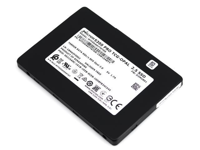 Micron 5300 Pro 7.68TB SATA 6Gb/s 2.5' Enterprise SSD (MTFDDAK7T6TDS-1AW1ZAB)