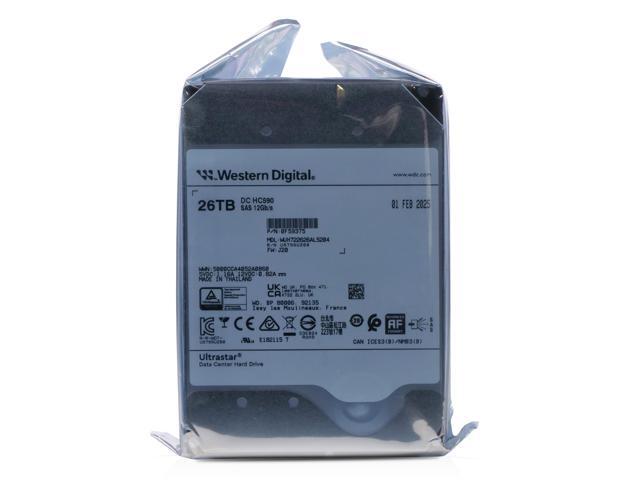 Western Digital Ultrastar DC H590 WUH722626AL5204 0F59375 26TB 7200 RPM SAS 12Gb/s 512e SE Enterprise Hard Drive