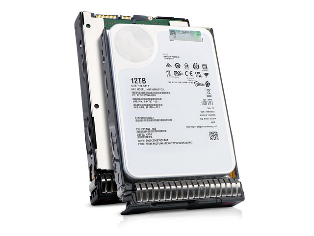 Seagate/HP Generation 8 MB012000GYCJL P44757-001 12TB 7.2K RPM SATA 6Gb/s 512e 256MB 3.5in Enterprise Hard Drive