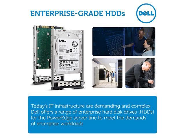 Dell 400-AJQP 1.8TB 10K RPM SAS 12Gbps 512e 2.5in 13G Hot-plug Hard Drive Enterprise HDD Compatible with EMC PowerEdge SFF T640 R330 R430 R630...