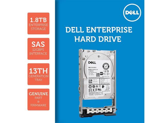 Dell 400-AJQP 1.8TB 10K RPM SAS 12Gbps 512e 2.5in 13G Hot-plug Hard Drive Enterprise HDD Compatible with EMC PowerEdge SFF T640 R330 R430 R630...