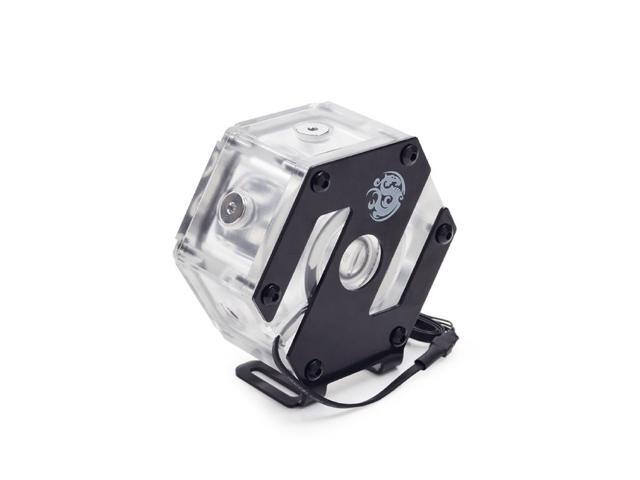 Bitspower Water Tank Hexagon 34 With Digital RGB, Clear