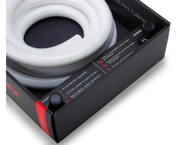 PrimoChill PrimoFlex LRT Custom Watercooling Flexible Tubing -7/16in. ID x 5/8in. OD, 10 feet Bundled with System Prep and Coolant, Made with Premium...
