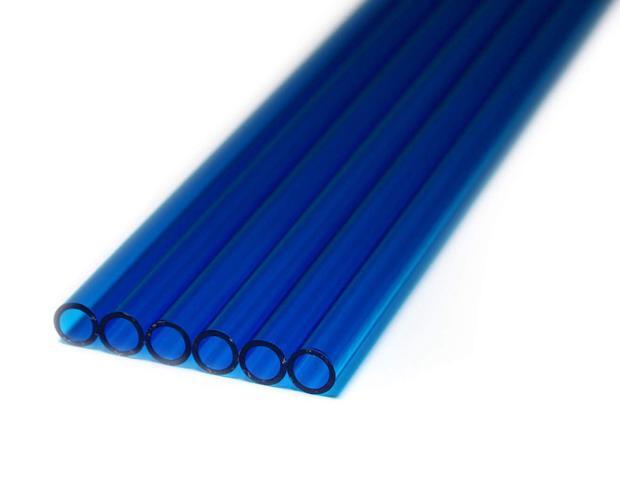 PrimoChill 1/2in. Rigid PETG Tube - 6 x 30in. - Dark Blue