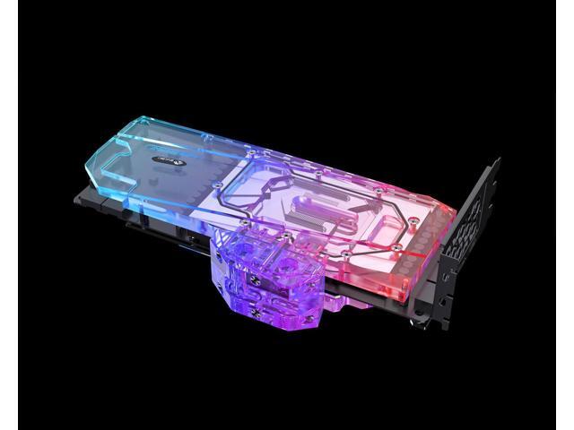Bykski Full Coverage GPU Water Block w/ Integrated Active Backplate for Zotac RTX 3090-24G6X Apocalypse OC (N-ST3090TQ-TC)