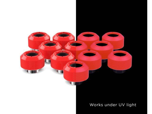 PrimoChill 1/2in. Rigid RevolverSX Series Fitting - 12 pack