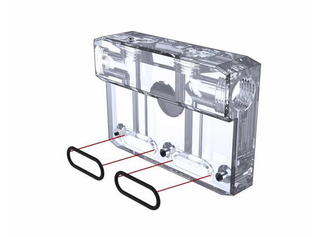 Bykski GPU L Shaped Connection Upgrade Block - Clear (B-VGA-XS15-X)
