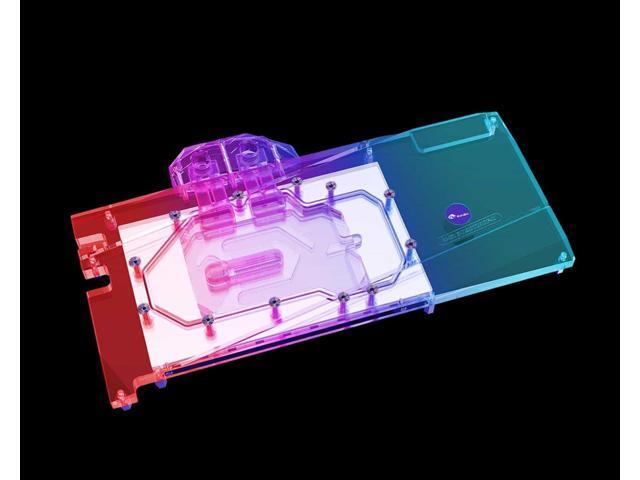 Bykski Full Coverage GPU Water Block and Backplate for GALAXY RTX 3090Ti HOF OC Lab Edition (N-GY3090TIHOF-X)