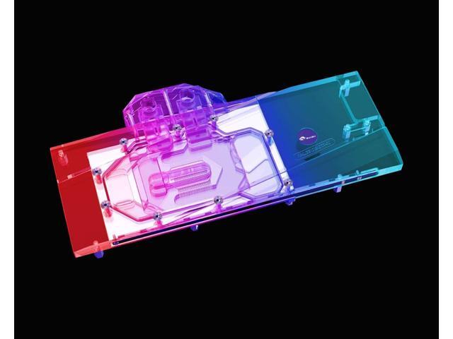 Bykski Full Coverage GPU Water Block and Backplate for Leadtek RTX 3080Ti Hyper Brain (N-LE3080TI-X)