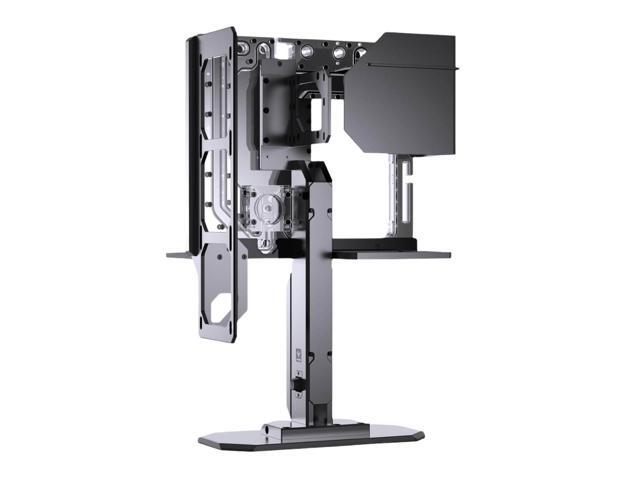 Granzon G10 Liquid Cooling Distro Show Case - Desk Mounted Open-Air Design for High-Performance Cooling