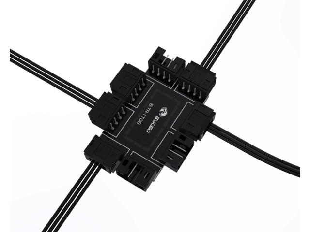 Bykski 1 to 8 5v Addressable RGB (RBW) Synchronization / Expansion Bus (B-TR-1T08)