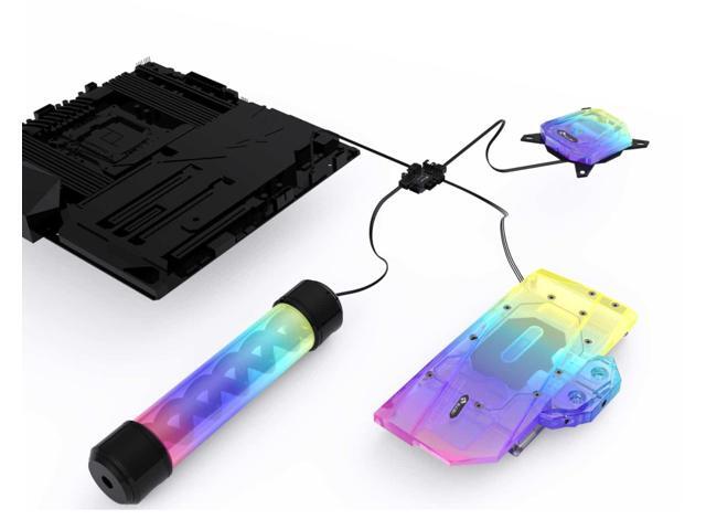Bykski 1 to 8 5v Addressable RGB (RBW) Synchronization / Expansion Bus (B-TR-1T08)