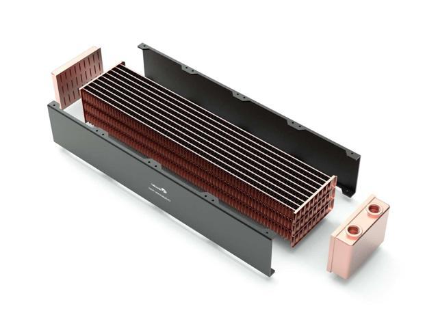 Bykski 80mm x 60mm RC Series Radiator, 80mm x 4, Quad Fan (CR-RD80X4RC-TK60)