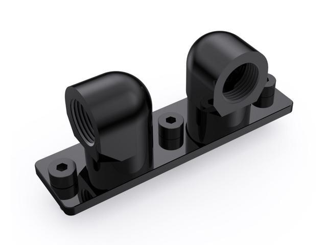 Bykski GPU Block 90 Degree Rotary Bridge Module - Black (B-VGA-MINI-X)