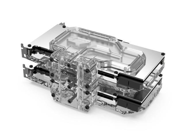 Bykski Dual GPU 40mm SLI/CF Connection Bridge Block for TC Blocks - (B-L3-2WAY-TC)