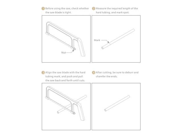 Bykski Hard Tube Cutting Mini Hacksaw (B-MSW)