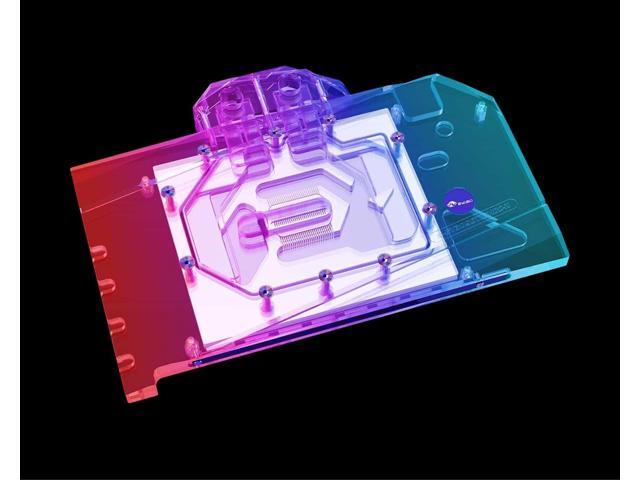 Bykski GPU Waterblock, for Gigabyte GeForce RTX 3090 TI Gaming OC 24G, PC GPU Water Liquid Cooling Block Cooler, with Metal Backplate 5V 3Pin RBW...