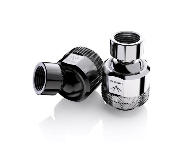 Granzon G 1/4in. Male to Female Multi Directional Free Rotary Elbow Fitting (GD-X)