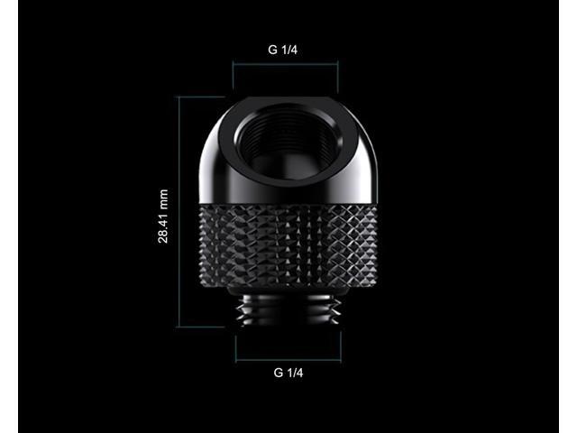 Granzon G 1/4in. Male to Female 45 Degree Rotary Elbow Fitting (GD-45)