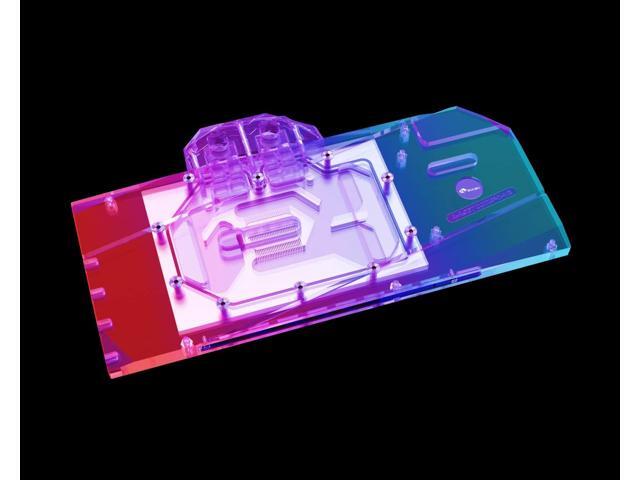 Bykski Full Coverage GPU Water Block and Backplate for ASUS ROG Strix RX 6750 XT O12G (A-AS6700TUF-X-V2)