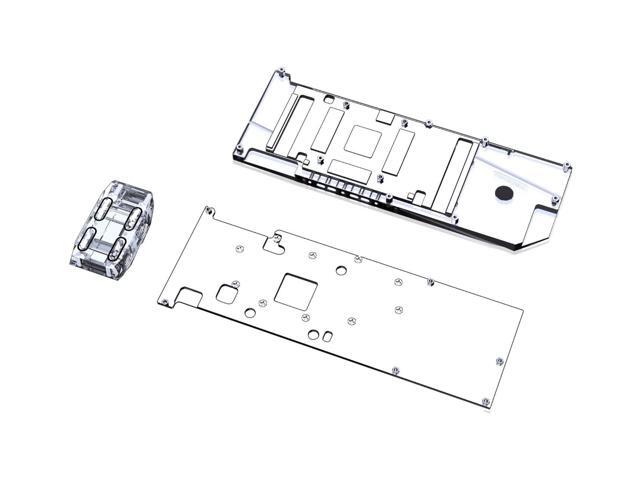 Bykski Full Coverage GPU Water Block w/ Integrated Active Backplate for MSI RTX 3090 Aero 24G (N-MS3090AERO-TC)