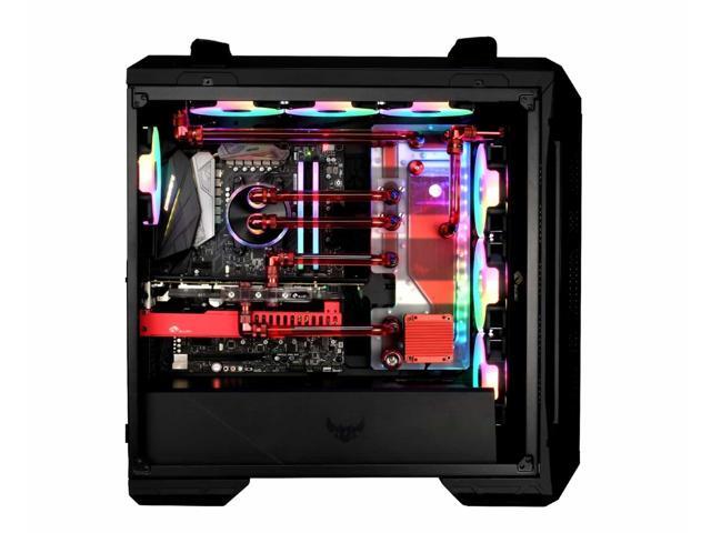 Bykski Distro Plate For ASUS TUF Gaming GT501 PMMA w/ 5v Addressable RGB(RBW) (RGV-AS-GT501-P-K)