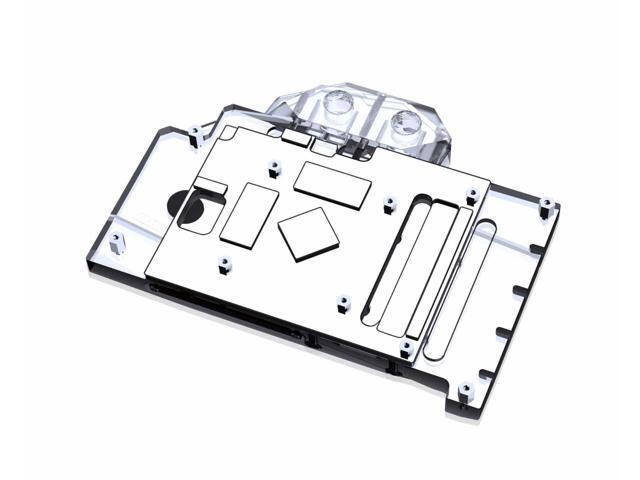 Bykski Full Coverage GPU Water Block and Backplate for GIGABYTE Radeon RX 6600 XT EAGLE (A-GV6600XT-X)