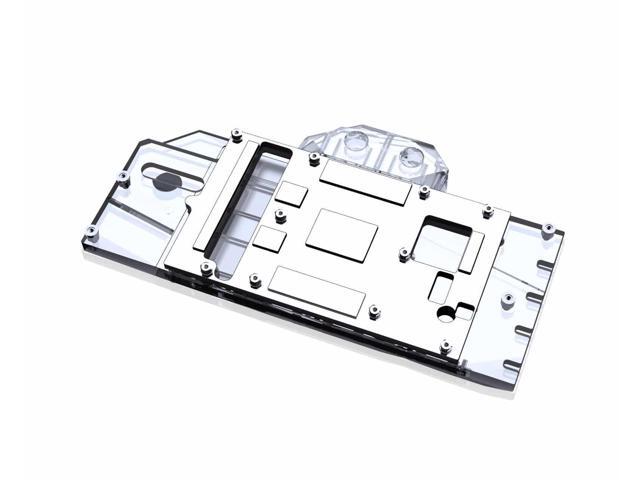 Bykski Full Coverage GPU Water Block and Backplate for POWER COLOR Radeon RX 6800 XT Fighter (A-DL6800-X)