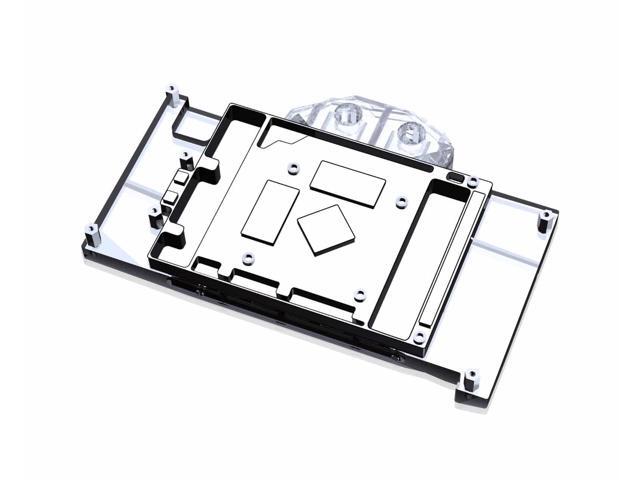 Bykski Full Coverage GPU Water Block and Backplate for POWER COLOR Fighter AMD Radeon RX 6600 8GB (A-PC6600-X)