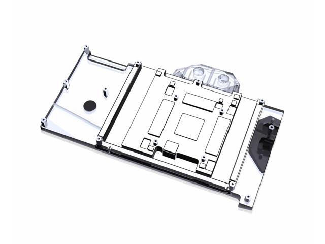 Bykski Full Coverage GPU Water Block and Backplate for GALAXY GeForce RTX 4090 HOF (N-GY4090HOF-X)