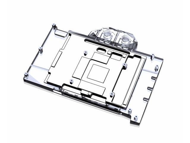 Bykski Full Coverage GPU Water Block and Backplate for Colorful iGame Tomahawk RTX 4070 Ti Deluxe (N-IG4070TIZF-X)