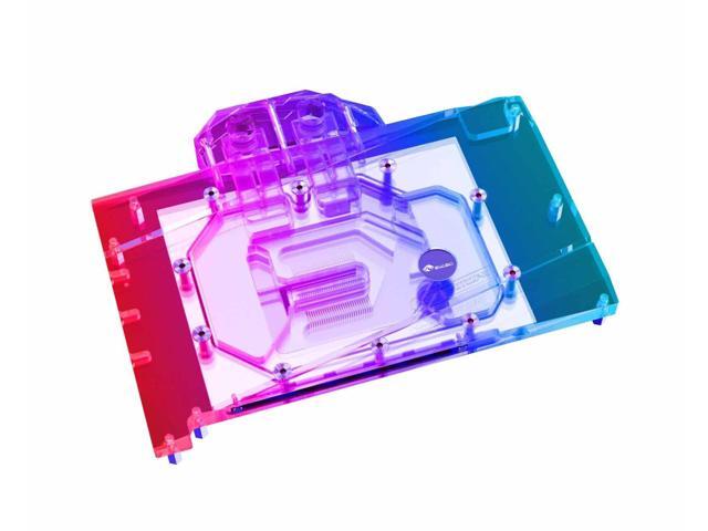 Bykski Full Coverage GPU Water Block and Backplate for Colorful iGame Tomahawk RTX 4070 Ti Deluxe (N-IG4070TIZF-X)