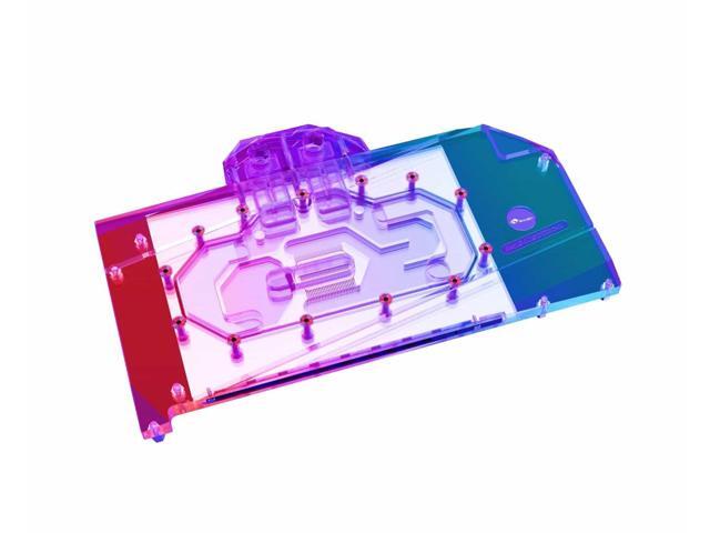 Bykski Full Coverage GPU Water Block and Backplate for MSI GeForce RTX 4090 Gaming X Trio (N-MS4090TRIO-X)