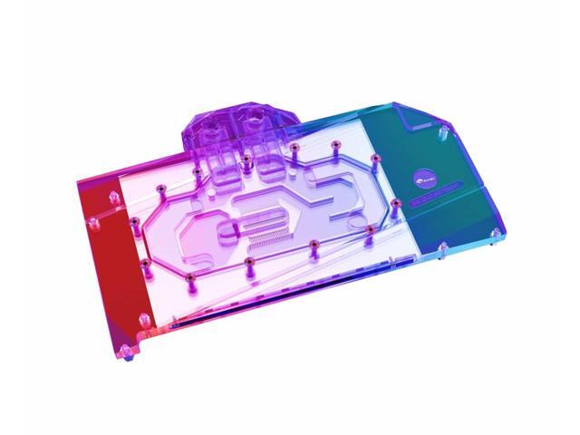 Bykski Full Coverage GPU Water Block and Backplate for MSI GeForce RTX 4080 Gaming X Trio (N-MS4080TRIO-X)