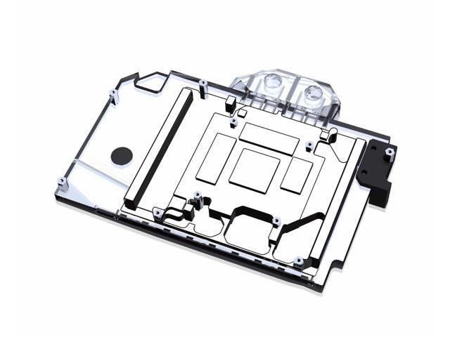 Bykski Full Coverage GPU Water Block and Backplate for ASUS ROG Strix GeForce RTX 4080 (N-AS4080STRIX-X)