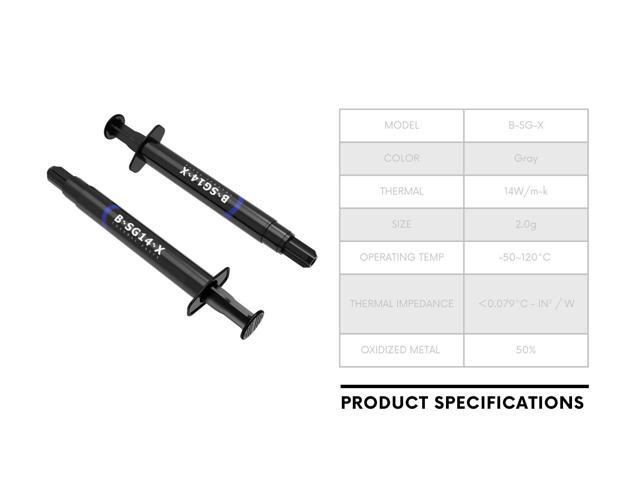 Bykski B-SG14-X High Performance Thermal Grease 2.0 g Thermal Conductivity 14.0 w/m-k (B-SG14-X)