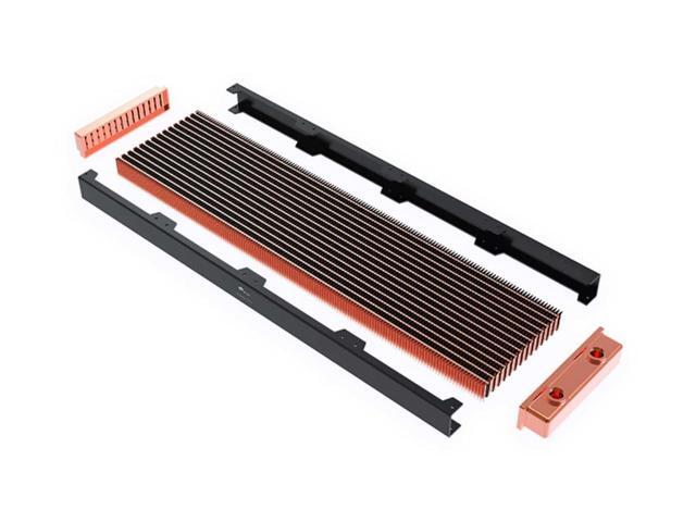 Bykski 480mm x 30mm RC Series Radiator, 120mm x 4, Quad Fan (CR-RD480RC-TN-V2)