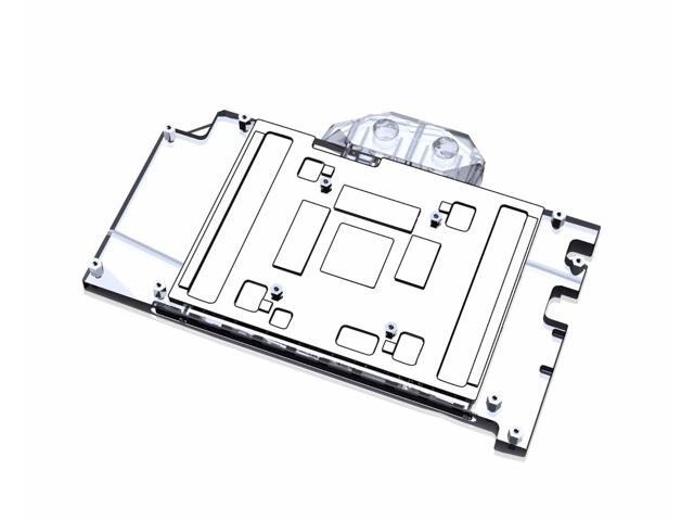 Bykski Full Coverage GPU Water Block and Backplate for Colorful iGame GeForce RTX 4080 OC (N-IG4080VXOC-X)
