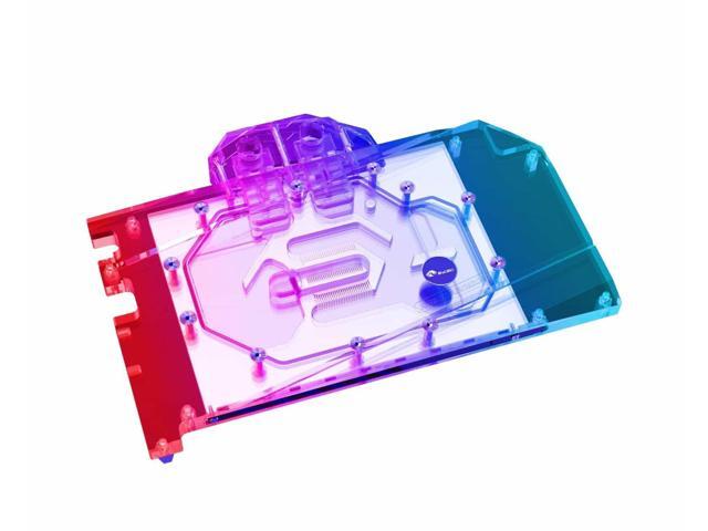 Bykski Full Coverage GPU Water Block and Backplate for Colorful iGame GeForce RTX 4080 OC (N-IG4080VXOC-X)
