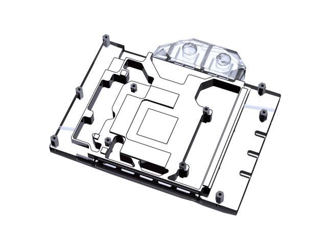 Bykski Full Coverage GPU Water Block and Backplate For MAXSUN GeForce RTX 4070 Ti iCraft OC 12G (N-MX4070TI-X)