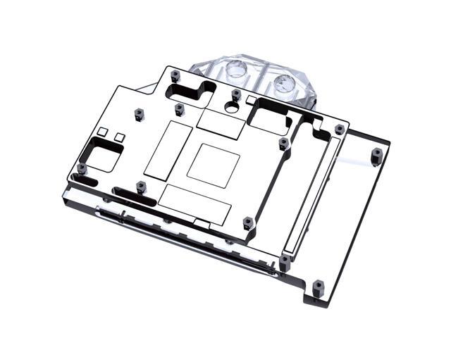 Bykski Full Coverage GPU Water Block and Backplate For MSI GeForce RTX 4070/Ti VENTUS 3X 12G OC (N-MS4070TIVES-X-V2)
