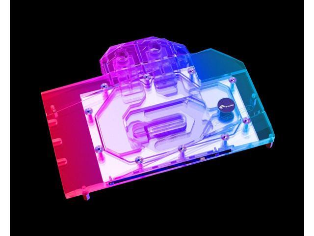 Bykski Full Coverage GPU Water Block and Backplate For MAXSUN GeForce RTX 3060TI ICRAFT OC 8G (N-MX3060TIIC-X)